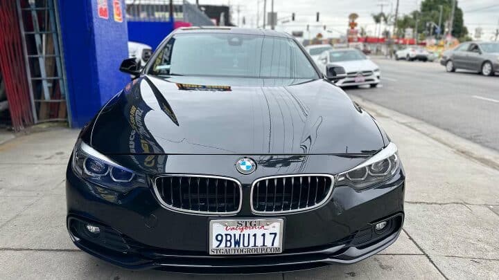 BMW auto collision after