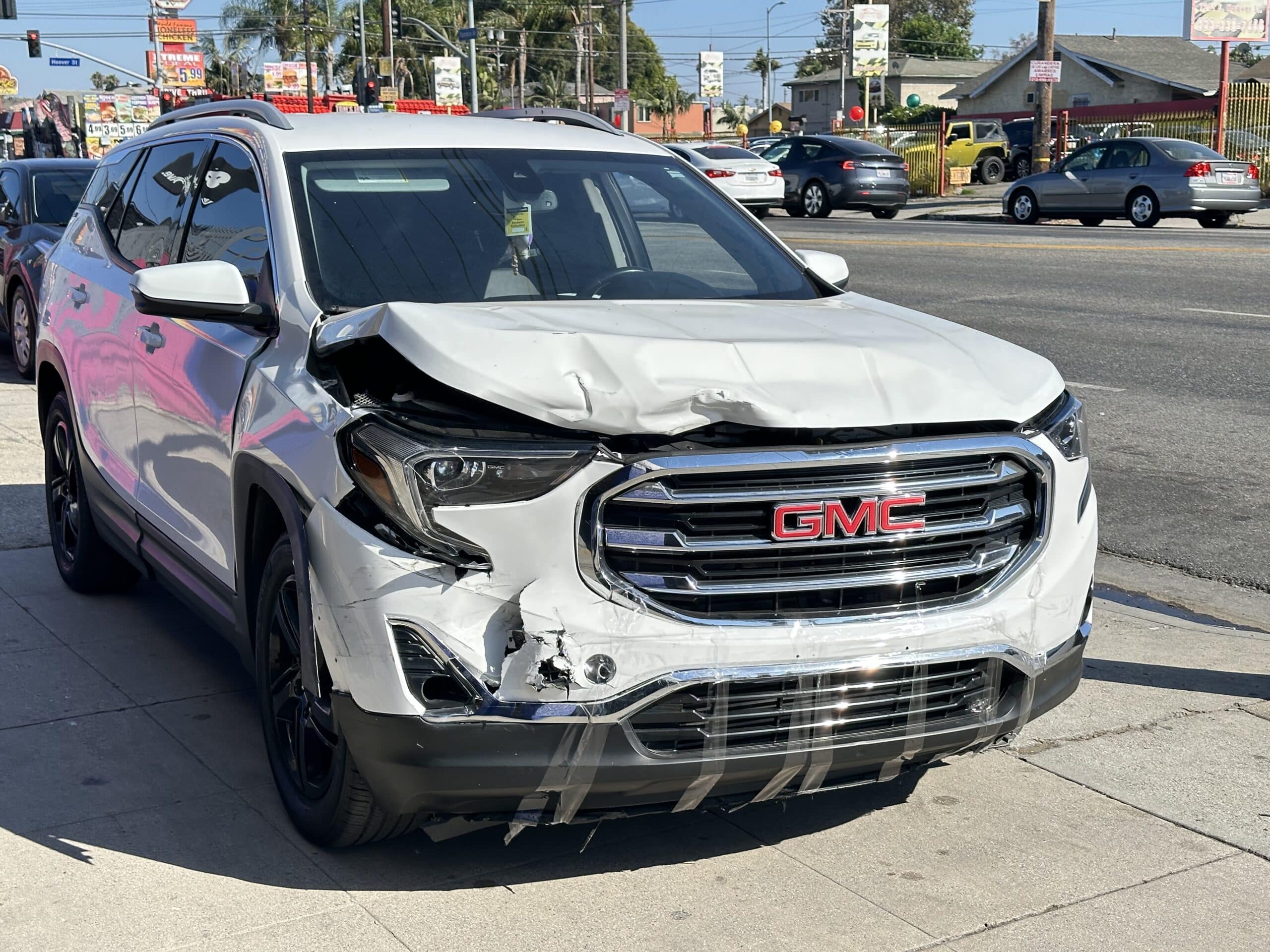 GMC Collision Damage Before